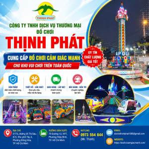 Cung Cấp Đồ Chơi Cảm Giác Mạnh Cho Khu Vui Chơi Trên Toàn Quốc Uy Tín, Chất Lượng