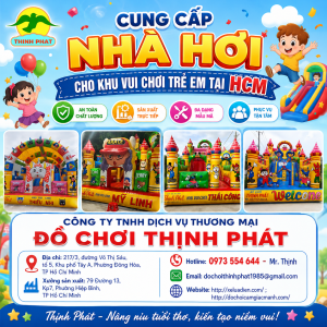 Cung Cấp Nhà Hơi Cho Khu Vui Chơi Trẻ Em Tại HCM Uy Tín, Chất Lượng, Giá Tốt