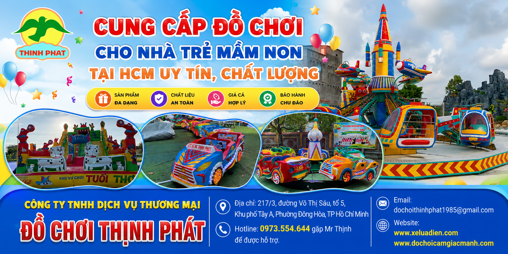 cung cấp đồ chơi vận động ngoài trời cho nhà trẻ mầm non tại HCM