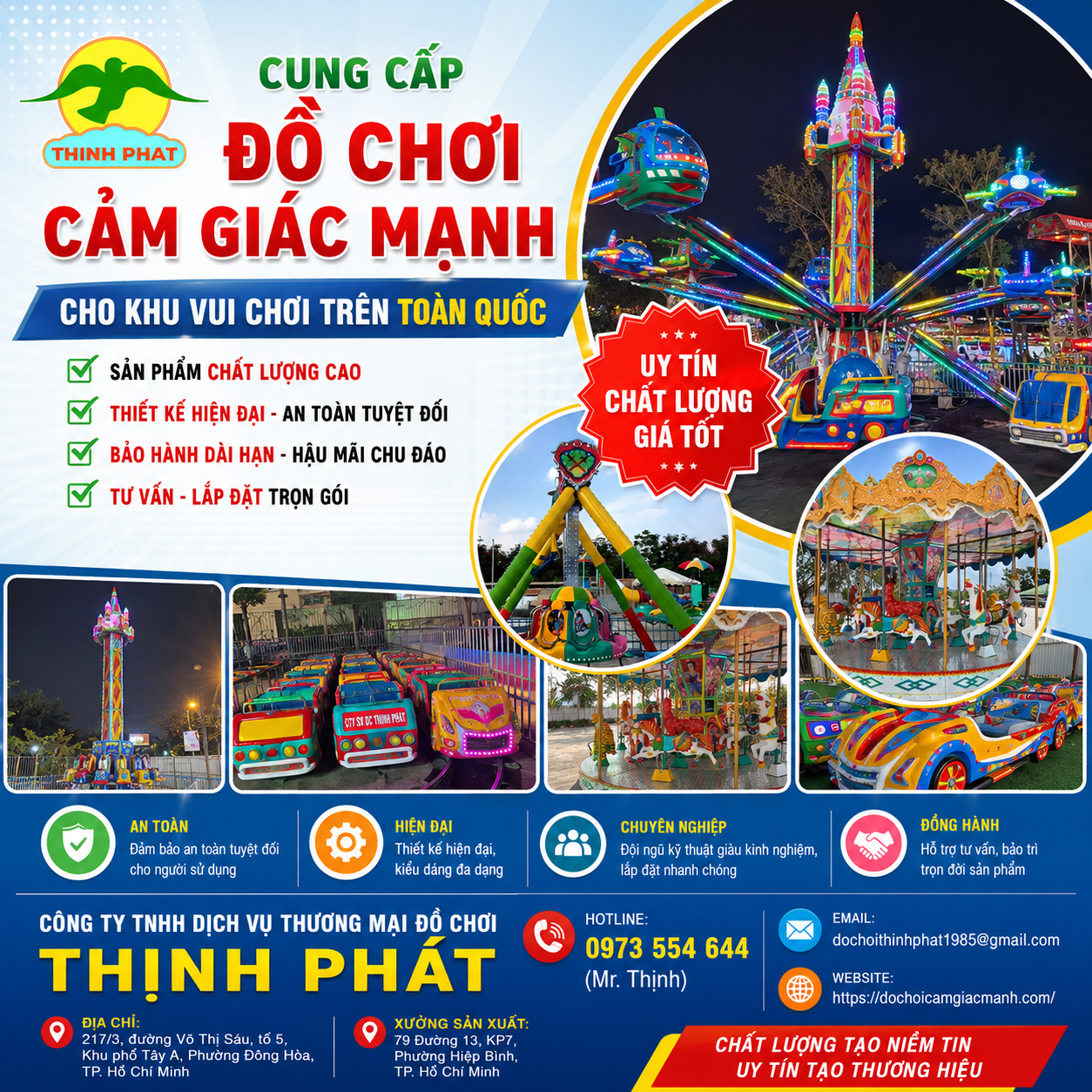 thiết bị khu vui chơi cảm giác mạnh